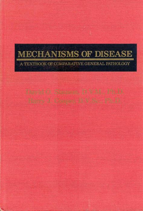 Mechanisms of disease a textbook of comparative general pathology by david o slauson dvm phd 2001 08 01. - Saxon math intermediate 5 teachers manual volume 1 4th edition.