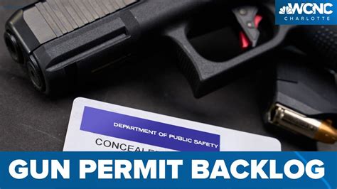 7. The Mecklenburg County Sheriff’s Office said it’s making significant progress on the processing of concealed carry handgun and pistol purchase permits after a considerable backlog .... 