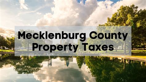 The average property tax rate for cities and towns in Mecklenburg County is 0.2713%, meaning property owners can expect to pay around $890 for every $100,000 in value in county and city taxes.. 