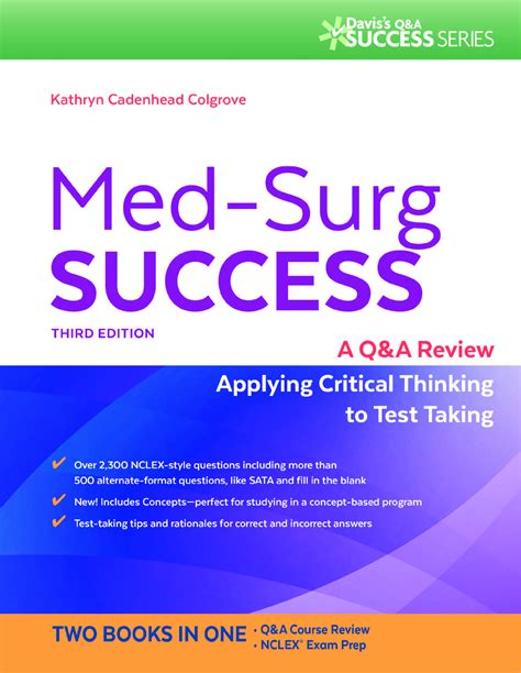 Download Medsurg Success A Qa Review Applying Critical Thinking To Test Taking By Kathryn Cadenhead Colgrove