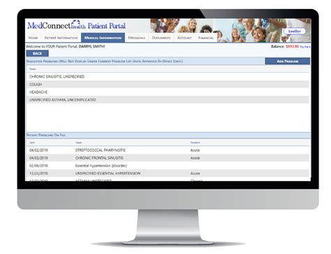 Medconnecthealth patient portal. Patients have the ability to perform some or all of the following functions: Request a Medication Refill. Send Questions or Comments to the Staff. View Allergies & Medications. View Lab Results. View/Download Clinical Summary. Download Patient Education Documents. View/Complete Forms. Upload Documents. 