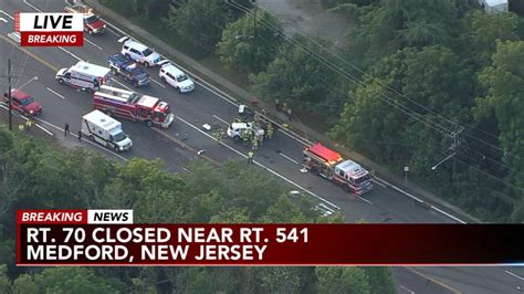 A dump truck and SUV collided early Friday in Medford, Burlington County. Jeff Goldman. Funeral services set for N.J. man, 20, killed in Army training accident. Nicholas DiMona …. 