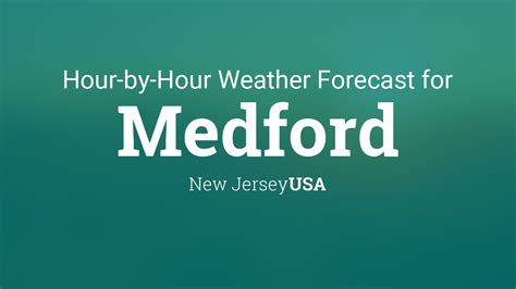 Plan you week with the help of our 10-day weather forecasts and weekend weather predictions for Medford, New Jersey. 
