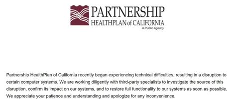 Medi-Cal healthplan website and computer systems down