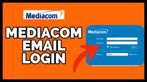 Mediacom webmail login. www.mediacomsupport.com 