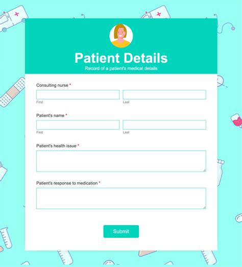 Medical Form Templates Zoho Forms