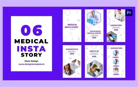 Medical Instagram Stories And Posts Premiere Pro Templates Motion Array