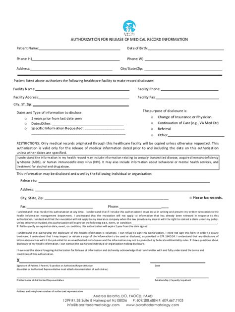 Medical Record Authorization Form Instructions - Sutter …