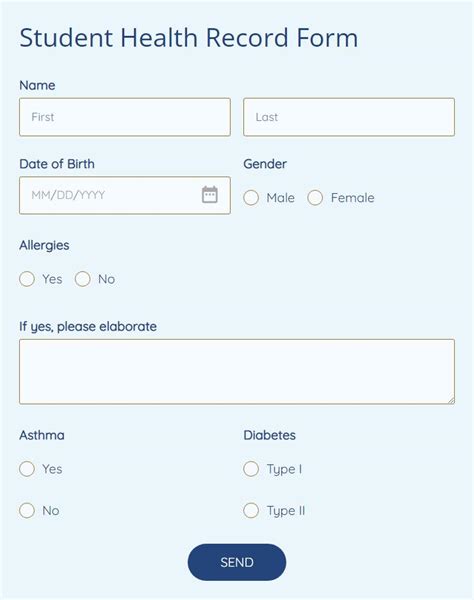 Medical Records Student Health Center