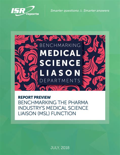 Medical Science Liaison Benchmarking Reports – MSL Society