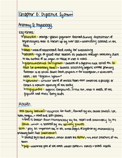 Medical Terminology, Chapter 6: Digestive System (Medical