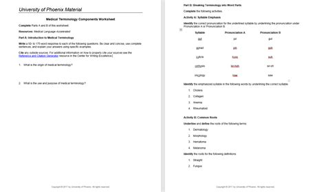 Medical Terminology Chapter 2 Learning Exercises Quizlet ExerciseWalls