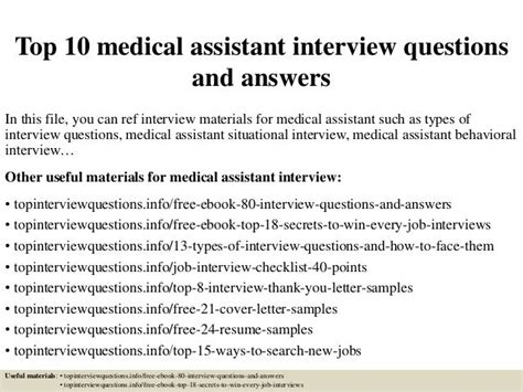 Medical assistant interview questions and answers pdf. Pharmacist assistant interview questions with sample answers As you prepare for your interview for a pharmacist assistant job, you can benefit from reviewing a few sample answers to different questions. With a few prepared responses, you can feel more confident during your interview. Here are four potential pharmacist assistant interview ... 