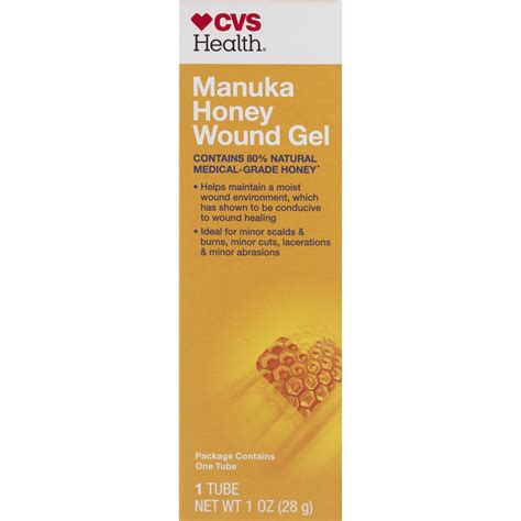 Medical honey cvs. MEDIHONEY® Paste. MEDIHONEY® Paste is a 100% Leptospermum honey dressing for use on acute and chronic wounds. Supports the removal of necrotic tissue and aids in wound healing. Can be used on superficial to full-thickness wounds, including tunneling wounds. Sterile. 
