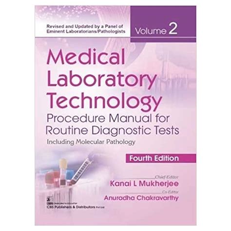 Medical laboratory technology a procedure manual for routine diagnostic tests volume 2. - El alcalde de zalamea (clasicos de la literatura series).