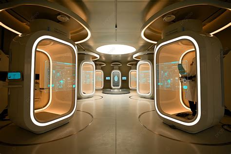 Medical pods futuristic.  By combining smart diagnostics, real-time inform...