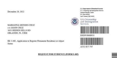 Issued by United States Citizenship and Immigration Services (USCIS), a Request For Evidence (RFE) is simply a letter advising you of the need to provide additional information or evidence before your pending immigration form, application, or petition can be decided. Receiving an RFE can be viewed as a good sign.. 