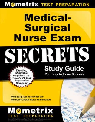 Read Medicalsurgical Nurse Exam Secrets Study Guide Medsurg Test Review For The Medicalsurgical Nurse Examination By Mometrix Media
