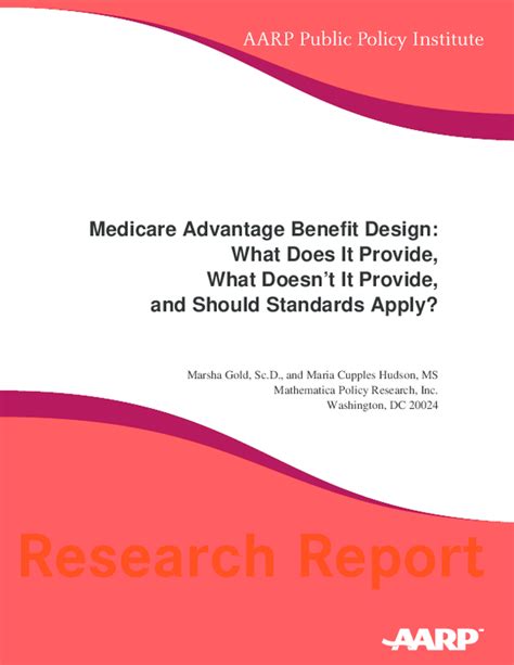 Medicare Advantage Benefit Design What Does It Provide What Doesn t 