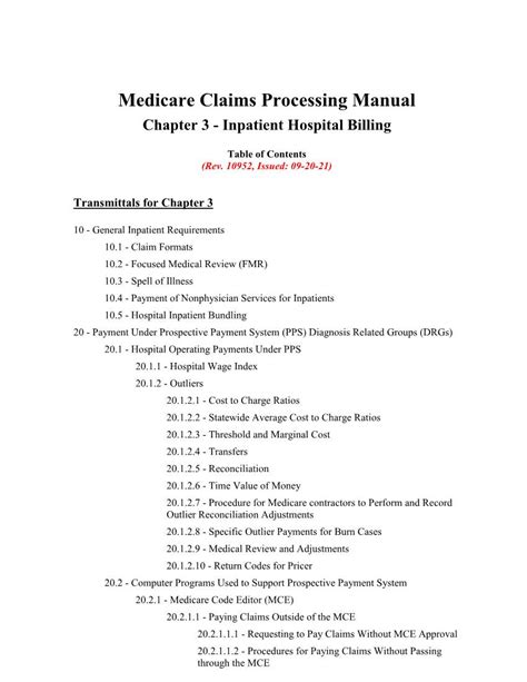 Medicare claims processing manual chapter 3. - Microsoft windows 98 quick source guide.