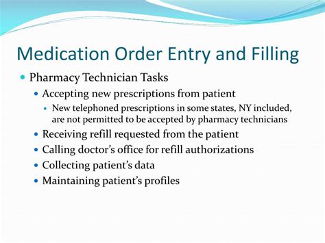 Medication Order Entry & Fill Process Study.com