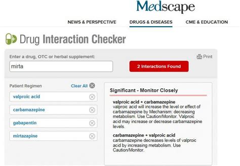 Medication interaction checker medscape. Things To Know About Medication interaction checker medscape. 