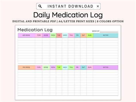 Read Medication Log Book Personalized Reminder Medication Chart Book By Not A Book