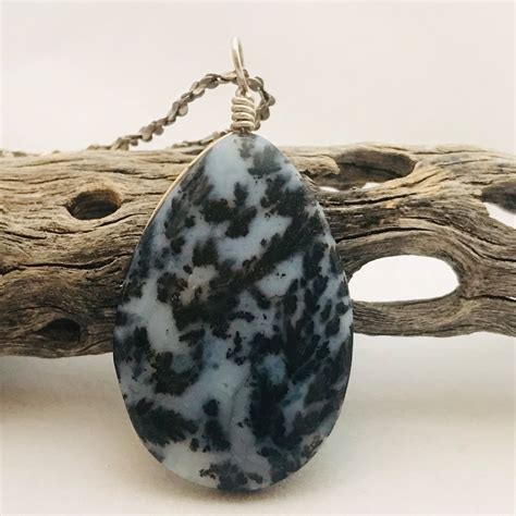 Medicine Bow Agate Gemstone Pendant Handmade Chalcedony