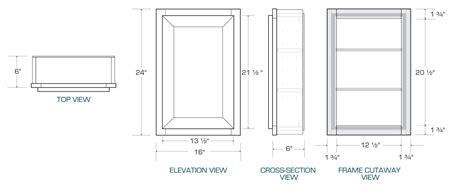 Medicine Cabinet Sizes (Standard & Vanity Dimensions)