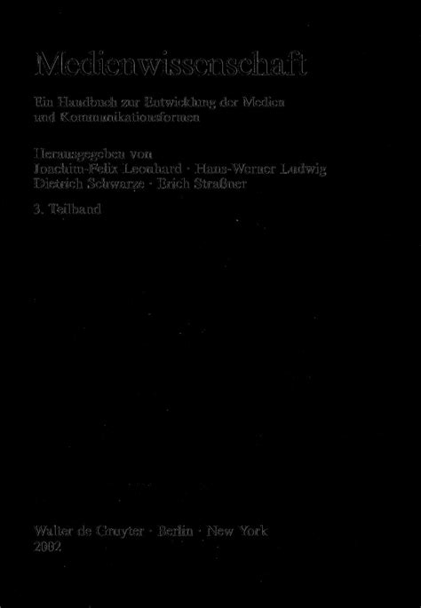 Medienwissenschaft: ein handbuch zur entwicklung der medien und kommunikationsform. - Cantique de jean racine partition vocale ssaa.