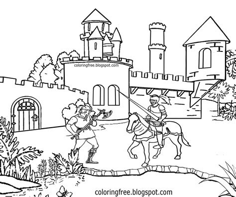 Medieval Coloring Sheets