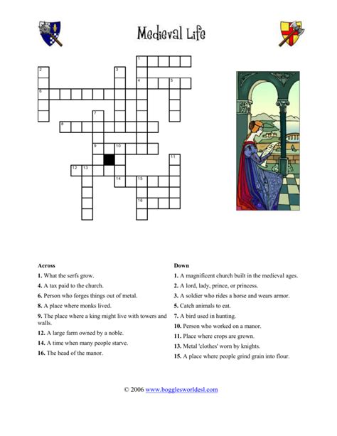Medieval bondsman crossword clue. The Crossword Solver found 30 answers to "medieval archer's weapon (7)", 7 letters crossword clue. The Crossword Solver finds answers to classic crosswords and cryptic crossword puzzles. Enter the length or pattern for better results. Click the answer to find similar crossword clues . Enter a Crossword Clue. A clue is required. 