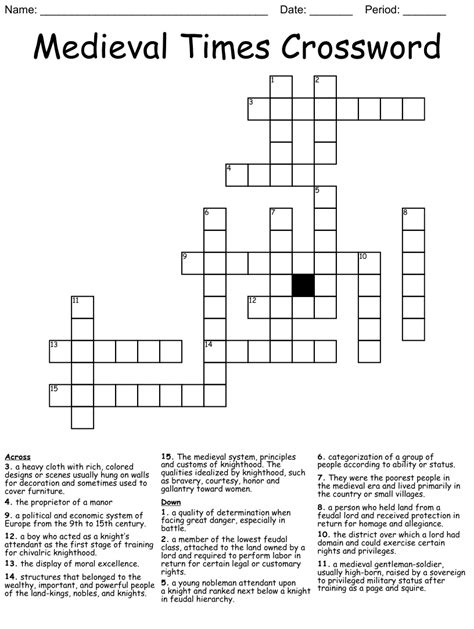 Medieval land crossword clue. Crossword Clue. Here is the solution for the Medieval weapons clue featured on July 18, 2018. We have found 40 possible answers for this clue in our database. Among them, one solution stands out with a 94% match which has a length of 5 letters. You can unveil this answer gradually, one letter at a time, or reveal it all at once. 