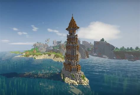 Medieval Lighthouse | Tutorial | Timelapse BuildMap PE : https://m