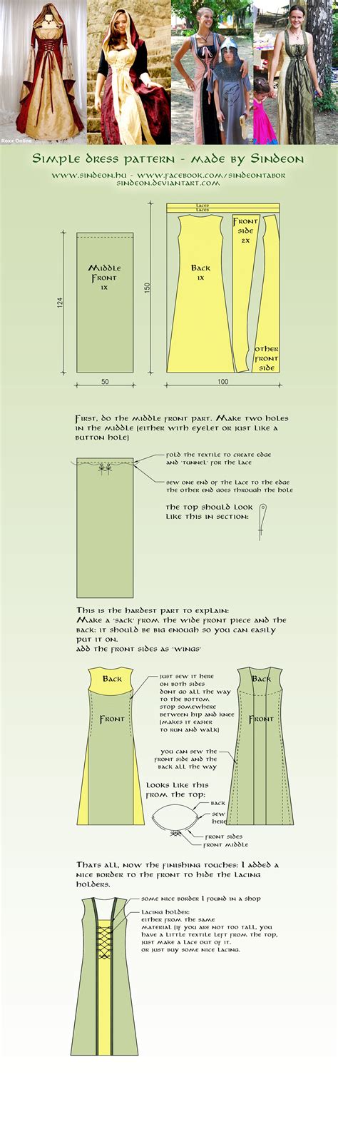 Medieval peasant clothing patterns.  Medieval Clothing Patterns & Finishing techniques, Some Bas...