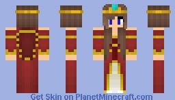 Medieval princess Minecraft Skin