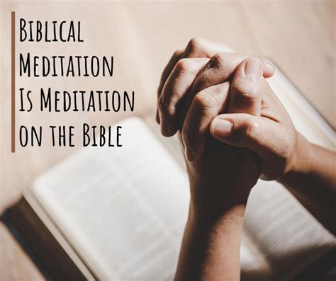 Meditation in the bible. Meditation applies the following biblical principles: Gal. 2:20 - I let Christ live through me. Rom. 12:1 - I am yielding my outer faculties to the indwelling Spirit (i. e., to "flow" - Jn. 7:38). Is. 11:2 When reasoning together with God, I receive a spirit of wisdom and understanding and knowledge. 
