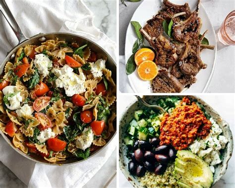 Mediterranean diet dinner ideas. 18 Three-Step Mediterranean Diet Dinners to Help Reduce Inflammation. These dinner recipes are simple, delicious and nutritious. These meals are packed with anti-inflammatory foods like seafood, dark leafy greens, whole grains and legumes, so they’re perfect for combatting symptoms of chronic inflammation like mental fog, digestive issues … 