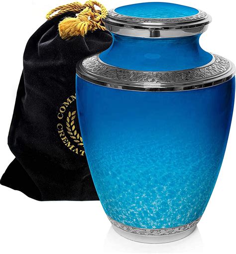 Medium size urns amazon. Regent Dimensions: This medium-sized urn vault best fits urns 14”L x 10”W x 7”H or smaller. Exterior 16.5”L x 12.5”W x 9.5”H. The Regent urn vault will fit most regular adult-sized urns or two standard crematory containers. 100% satisfaction guaranteed. 