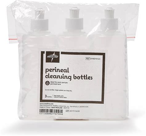 Medline Squirt Bottle, Postpartum Peri Bottle, 3 Pack, 8 oz Perineal …