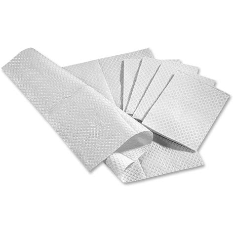 Medline Standard Pro Towel, 2-Ply, Poly Backed, White, Pack of 500