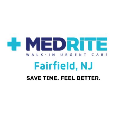 Medrite fairfield. "My experience here was amazing i was seen right away the young lady who took my vitals was very professional and took me in right away. My doctor was amazing he was very professi 