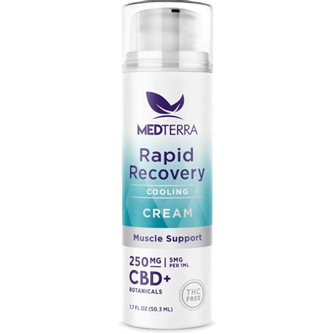 Medterra - CBD Topical - Rapid Recovery Cooling Cream - 250mg …