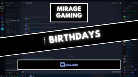 Mee6 birthday command. 102,672 Kick 42,710 NBA Chat 126,073 MEE6: The Best All-in-One Discord Bot Add to Discord Discover MEE6 Tutorials, Documents and Guides Whether you're new to Discord or have plenty of experience, the MEE6 team creates tutorials and resources to help you get rolling on your server. Check out our tutorials and get started today! Learn more 