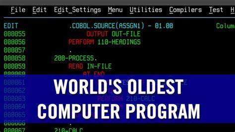 Meet Mocas World S Oldest Computer Program That S Still In Use
