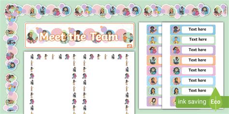 Meet the team board