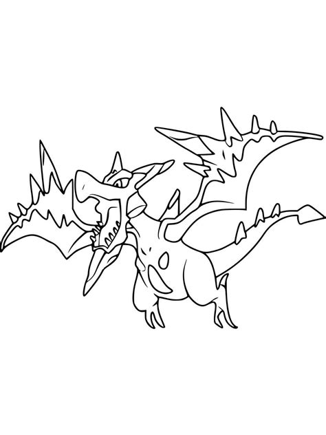 Mega Pokemon Coloring Page