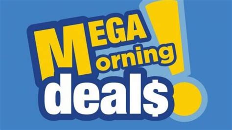 Get Deal Updates. Sign up to get notified the next time a Mega Morning Deals segment airs! Contact Us: E: info@megamorningdeals.com. P: (800) 373-7101.. 