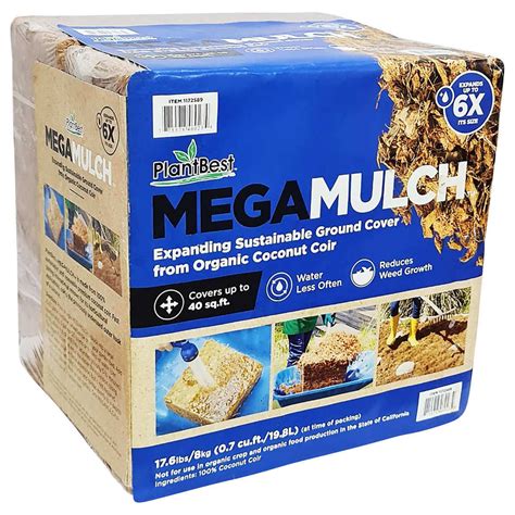 MegaMulch Expanding Coconut Coir, 2-pack 775578460234