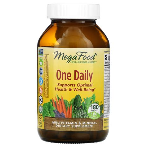 Megafood. Megafood Women’s 40+ One Daily Multivitamin is a foundational multivitamin in a convenient one-a-day tablet, designed to support the nutritional needs of women 40+. Crafted with a blend of 21 essential vitamins and minerals including vitamin C & zinc for immune support, B vitamins to support energy metabolism, and vitamin D to support … 